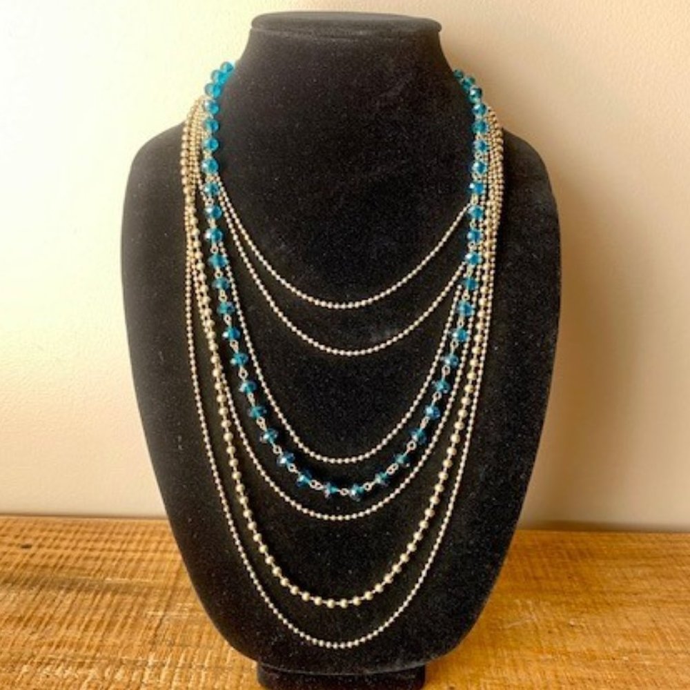 BRAND NEW Erica Lyons Layered Necklace - Picture 7 of 7